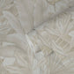 Jungle Leaf Large Floral Wallpaper in Beige/Cream/Grey