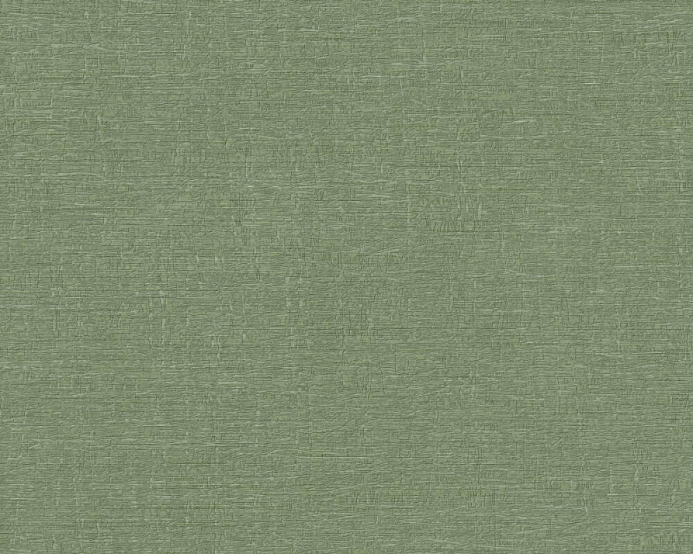 Textile-Look Light Texture Wallpaper in Green
