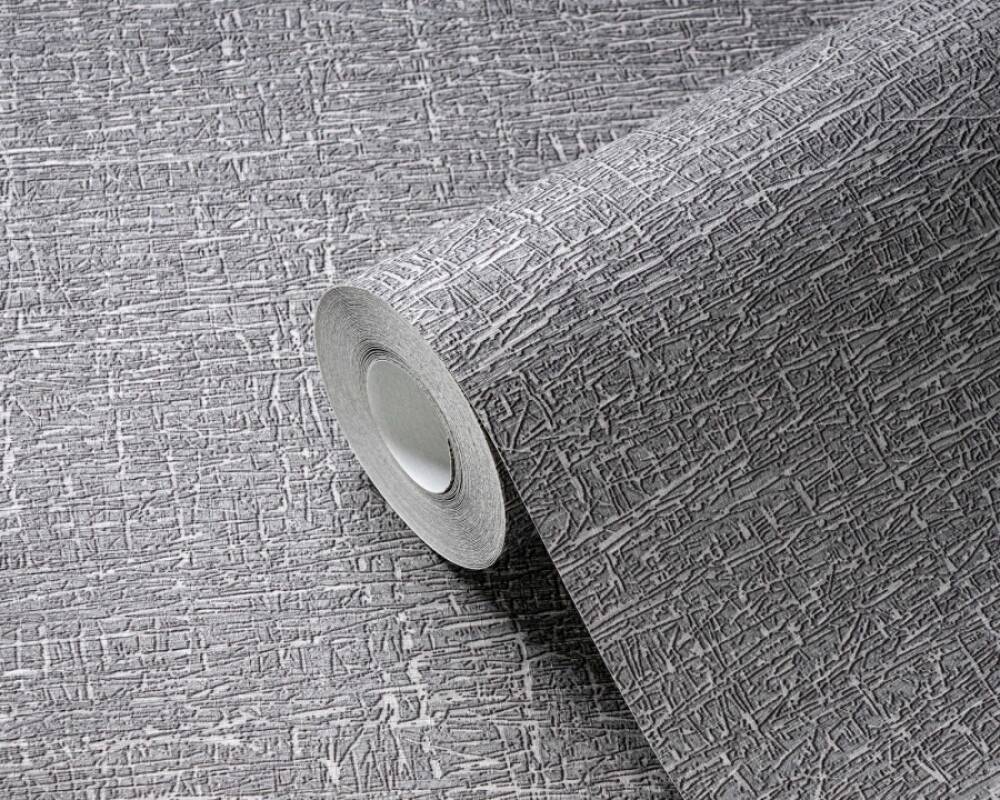 Textile-Look Light Texture Wallpaper in Grey