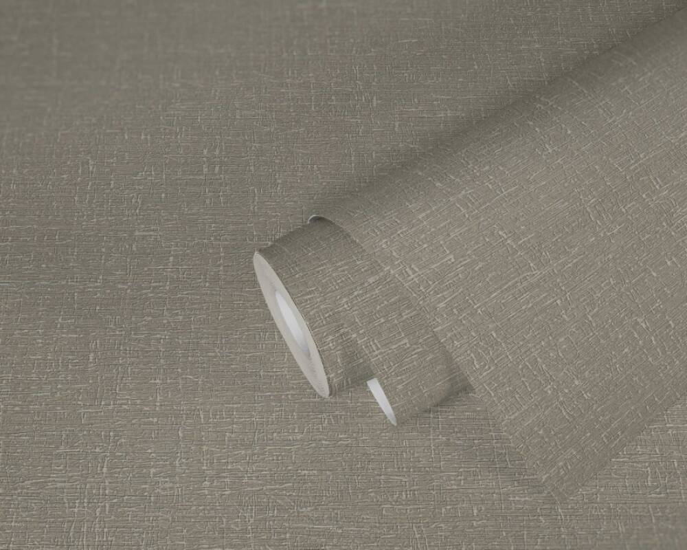 Textile-Look Light Texture Wallpaper in Grey/Brown