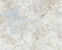 Floral Watercolor Faux-Fabric Wallpaper in Blue/Beige/Gold
