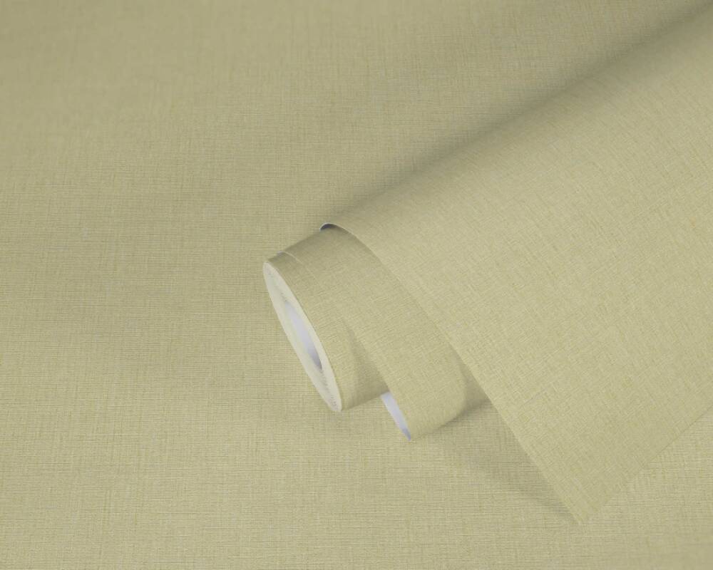 Structure Embossed Light Texture Wallpaper in Yellow/Green