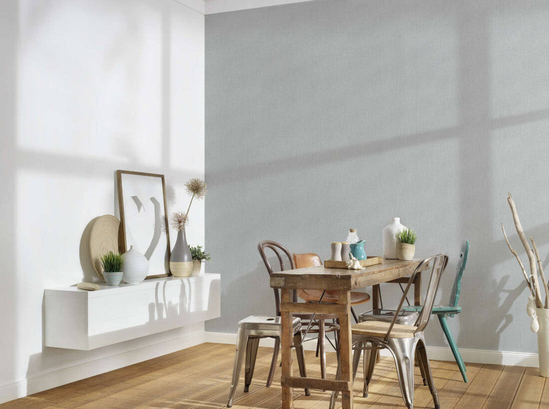 Structure Embossed Light Texture Wallpaper in Grey