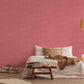 Solid Textile Structure Wallpaper in Red