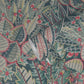 Abstract Leaf Floral Wallpaper in Blue/Green/Red