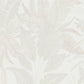 Large Leaf Floral Light Texture Wallpaper in Cream/Beige
