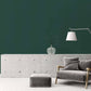 Solid Light Texture Plain Wallpaper in Dark Green