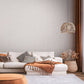 Geo Shapes & Accents Distressed Wallpaper in Beige/Silver