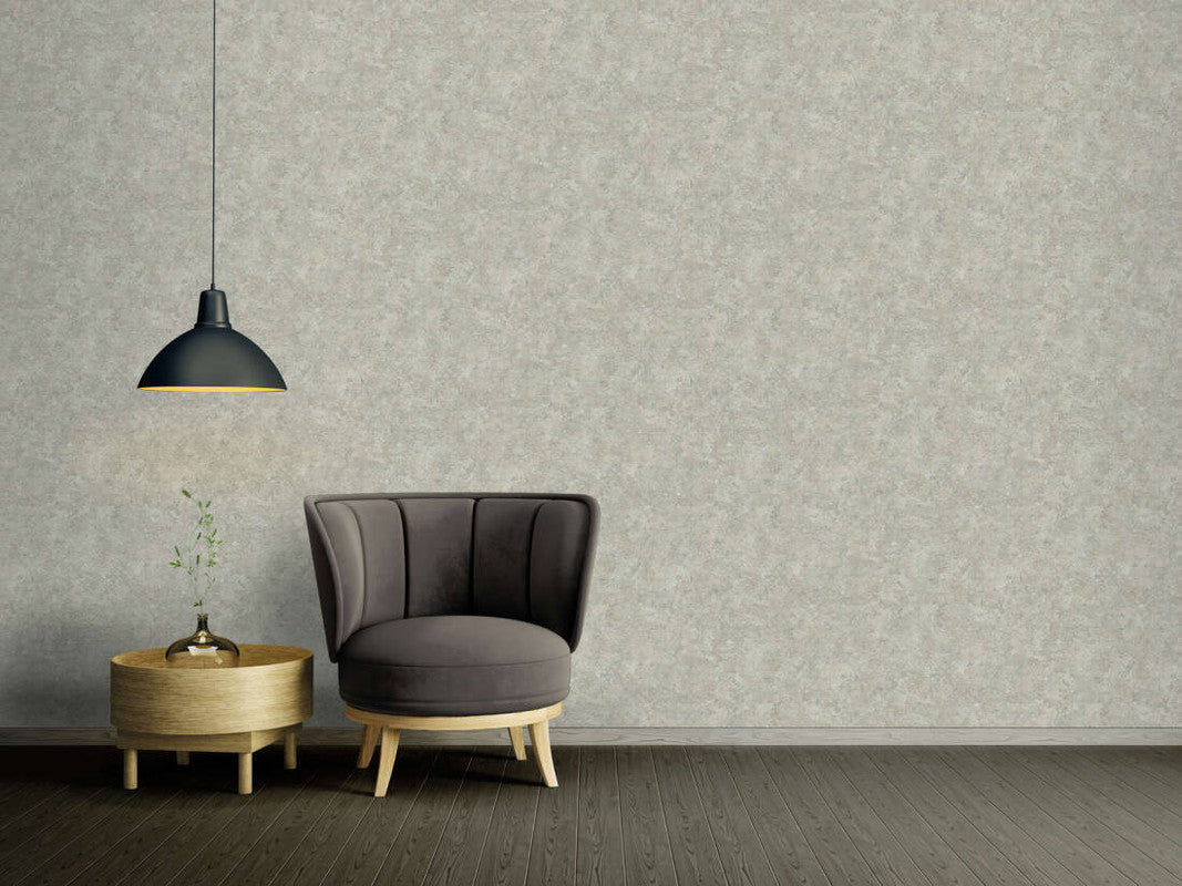 Geo Shapes & Accents Distressed Wallpaper in Cream/Green