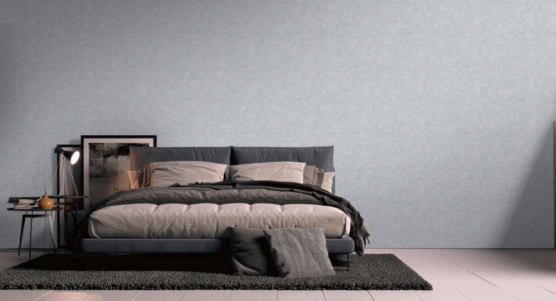 Geo Shapes & Accents Distressed Wallpaper in Light Grey/Silver