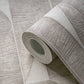 Geometric Leaf Wallpaper in Beige/Grey