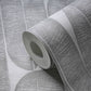 Geometric Leaf Wallpaper in Grey