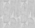 Geometric Leaf Wallpaper in Grey