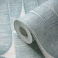 Geometric Leaf Wallpaper in Blue/Cream/Green