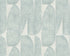Geometric Leaf Wallpaper in Blue/Cream/Green