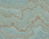 Marbled & Metallic Accents Wallpaper in Blue/Green/Gold