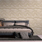 Marbled & Metallic Accents Wallpaper in Beige/Cream/Gold