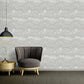 Marbled & Metallic Accents Wallpaper in Grey/Silver/Gold