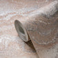 Marbled & Metallic Accents Wallpaper in Beige/Cream/Metallic