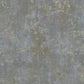 Rust Distressed Wallpaper in Brown/Blue/Gold