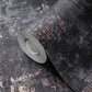 Rust Distressed Wallpaper in Black/Bronze/Grey