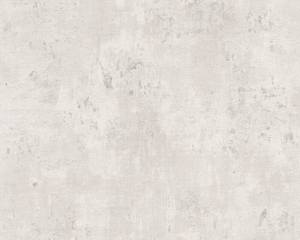 Rust Distressed Wallpaper in Grey/Silver