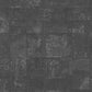 Tile Texture Metallic Effect Wallpaper in Black/Grey/Silver