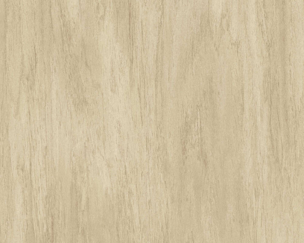 Wood Surface Wallpaper in Beige