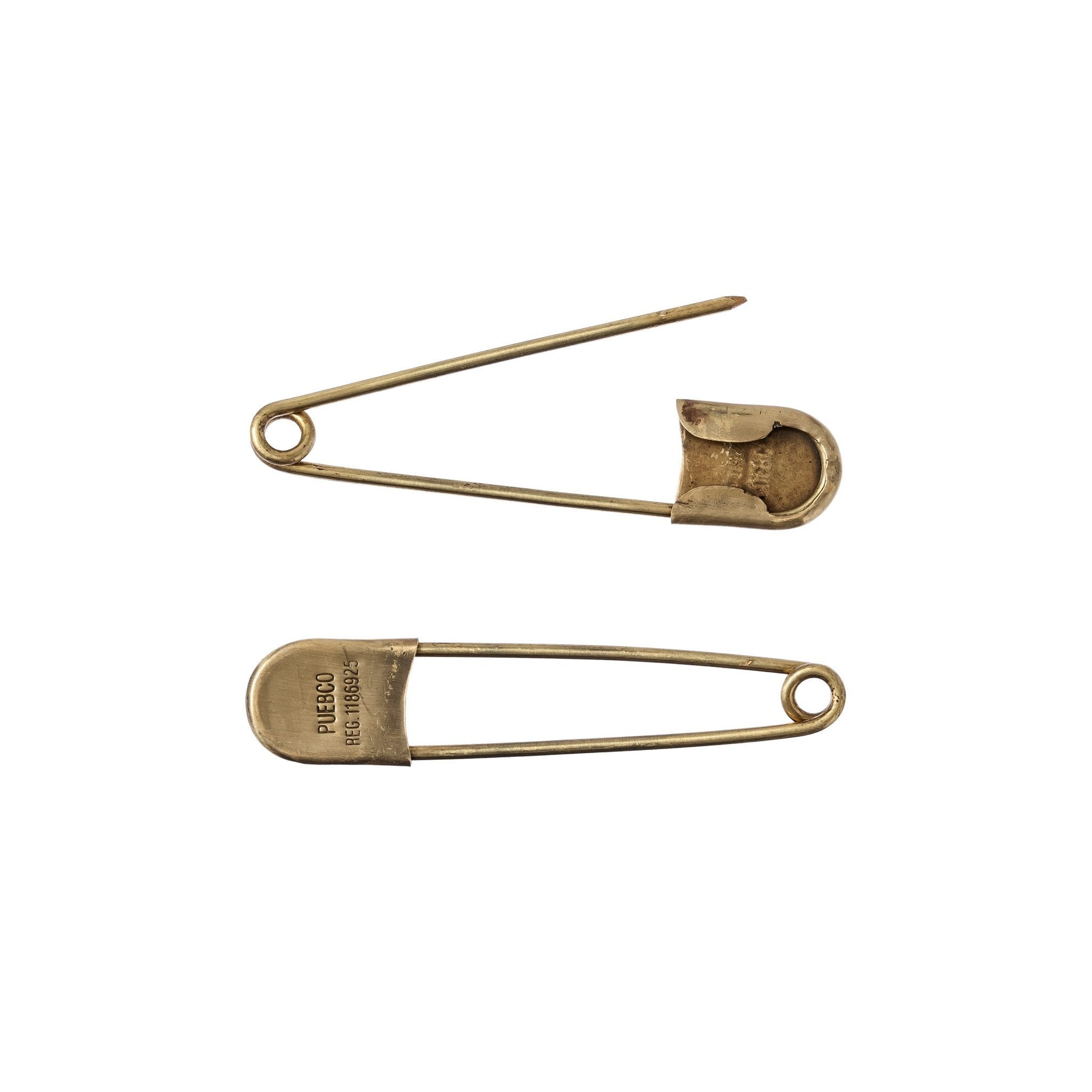 brass safety pin 13cm 4