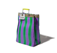 recycled plastic stripe bag rectangle d15 by puebco 503332 6