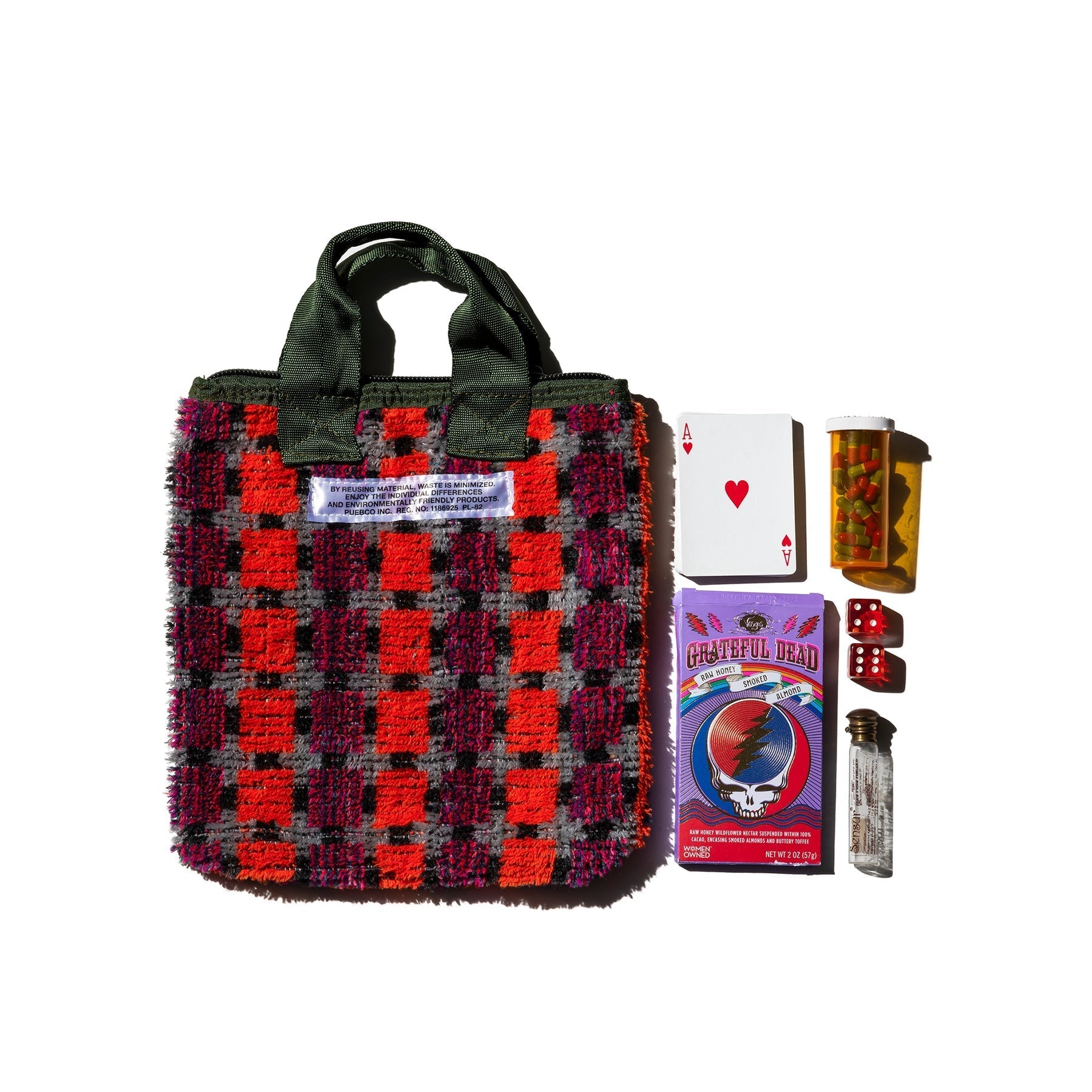 Truck Seat Fabric Small Tote 6