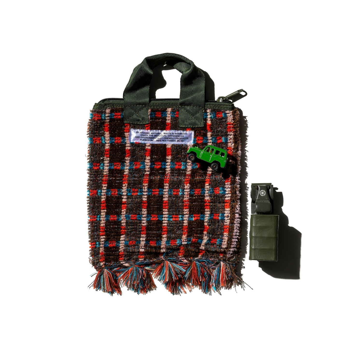 Truck Seat Fabric Small Tote 4
