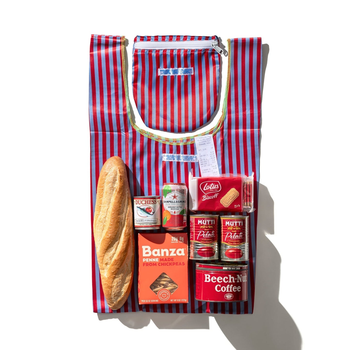 school tie fabric semicircle pouch puebco 504421 3