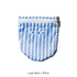 school tie fabric semicircle pouch puebco 504421 10