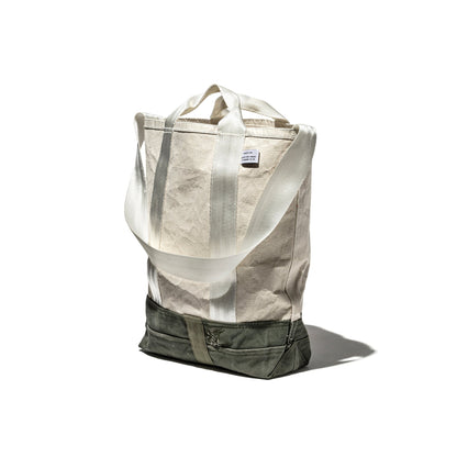 laminated fabric x vintage fabric bag puebco 504575 4