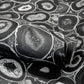 Filo Agate Wallpaper in Black Pepper