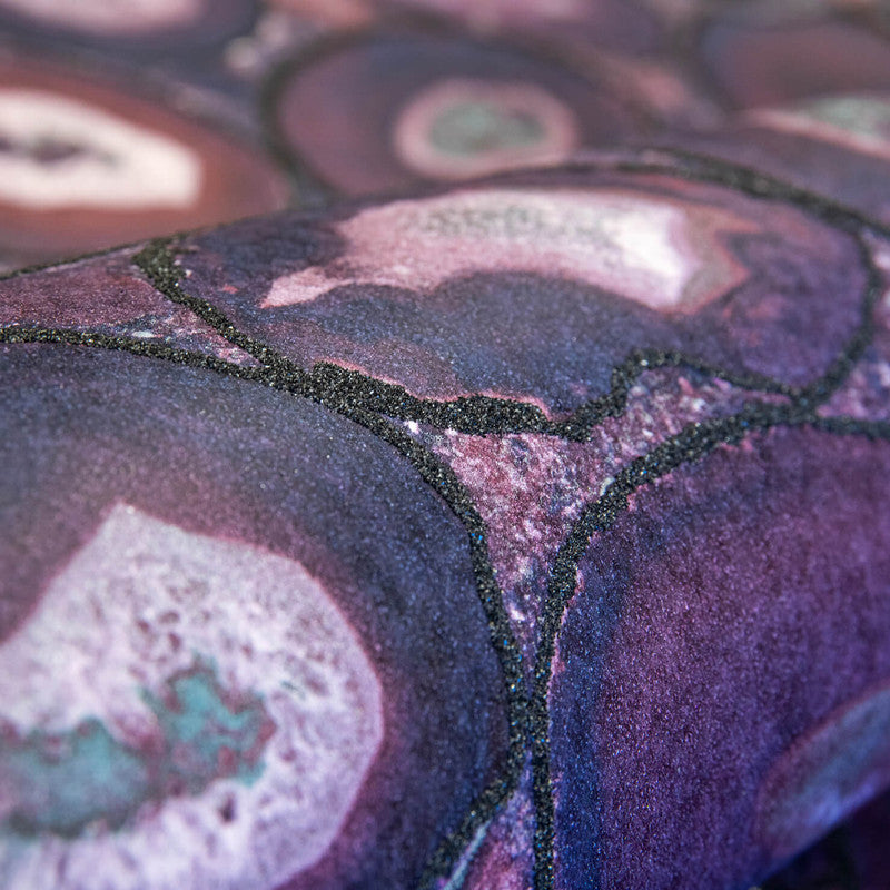 Filo Agate Wallpaper in Lavender