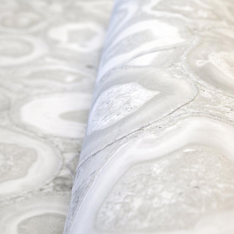 Filo Agate Wallpaper in Sea Salt