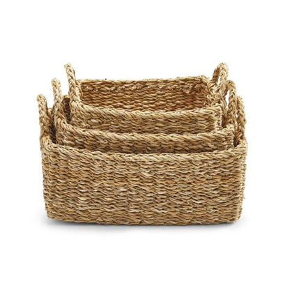 Hand Woven Seagrass Baskets In Various Styles 2