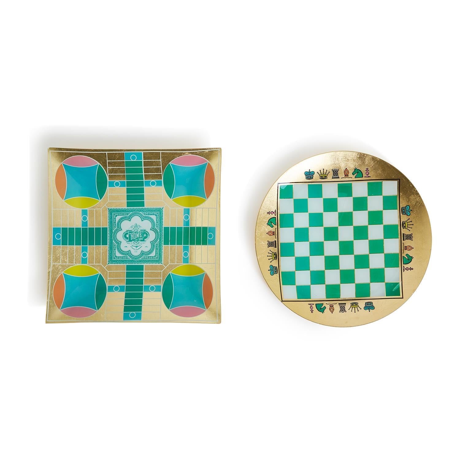 game night set of 2 serving platters 1