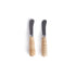al fresco set of 2 hammered spreaders w rattan handles 1