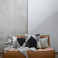 nero chevron lumbar pillow by ethnicraft 3