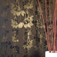 Sleeping Briar Rose Wallpaper in Noir design by Jill Malek