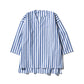 Cotton Stripe Shirt Crew Neck 3