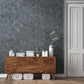 Scratched Plaster Wallpaper in Blue