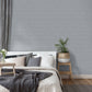 Greek Tile Wallpaper in Grey