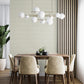 Greek Tile Wallpaper in Beige