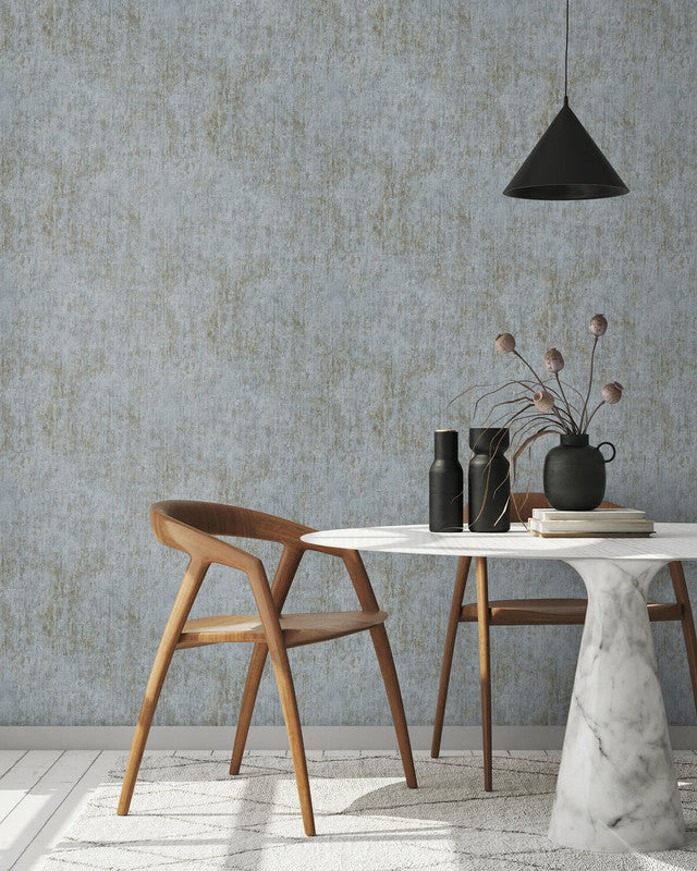 Bark Wallpaper in Grey Green