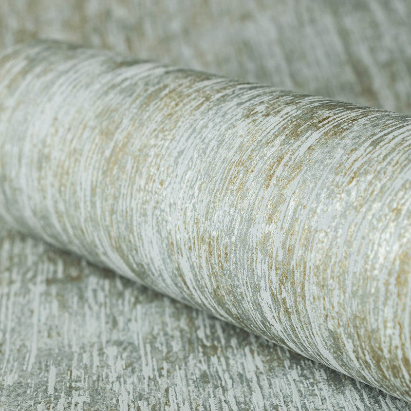 Bark Wallpaper in Grey Green