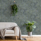 Bark Wallpaper in Dark Blue